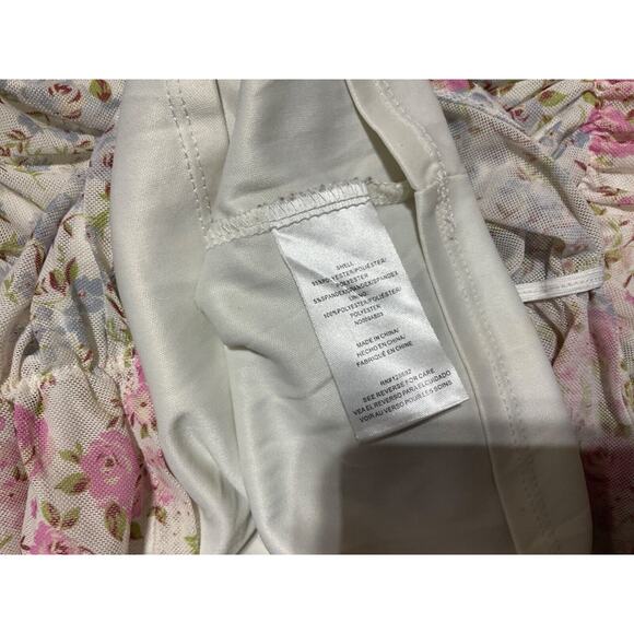 Madden NYC XXXL JR Pink Blue Floral Bodycon Dress Polyester-Spandex Blend Lined - Picture 5 of 6